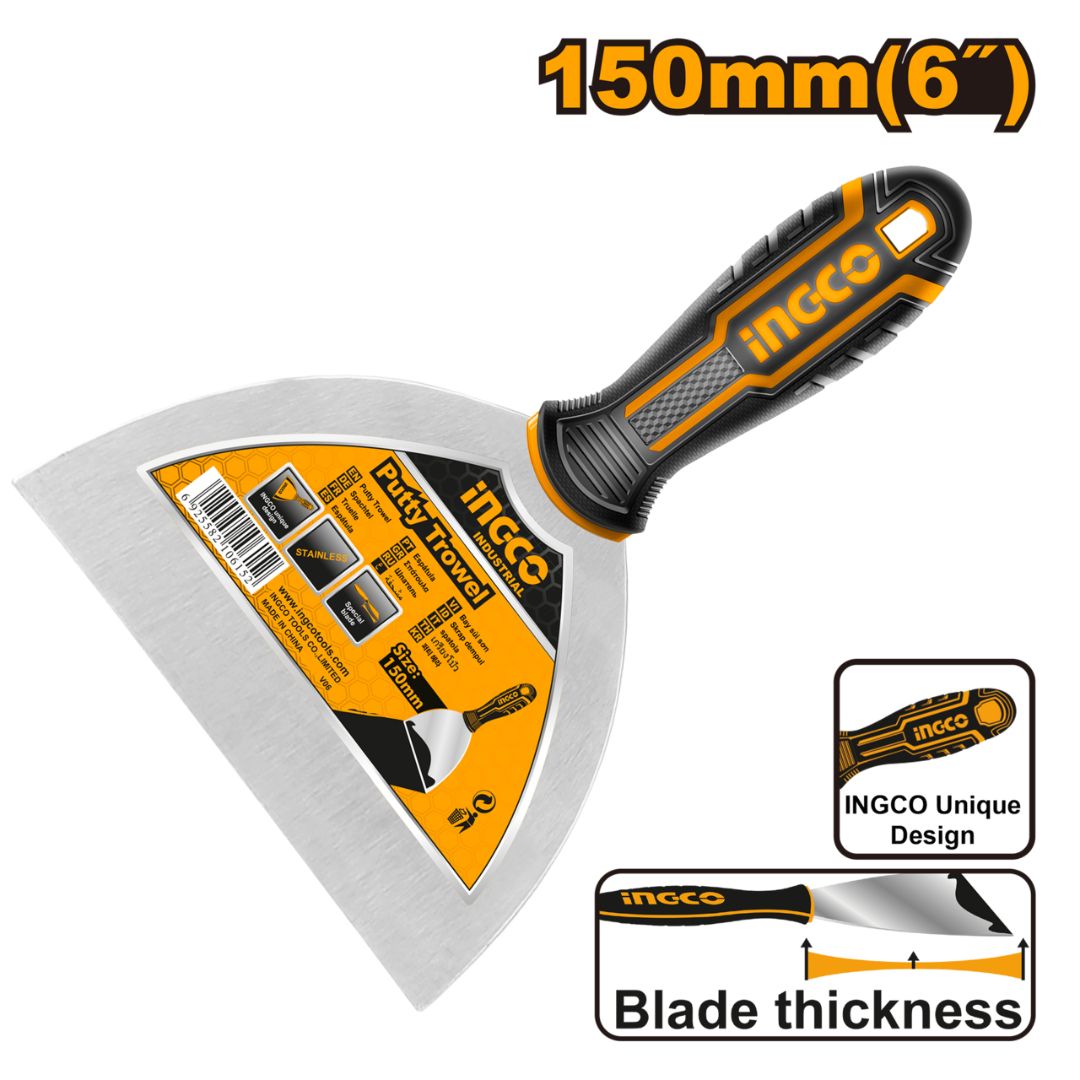 Ingco Putty Trowel Stainless Steel