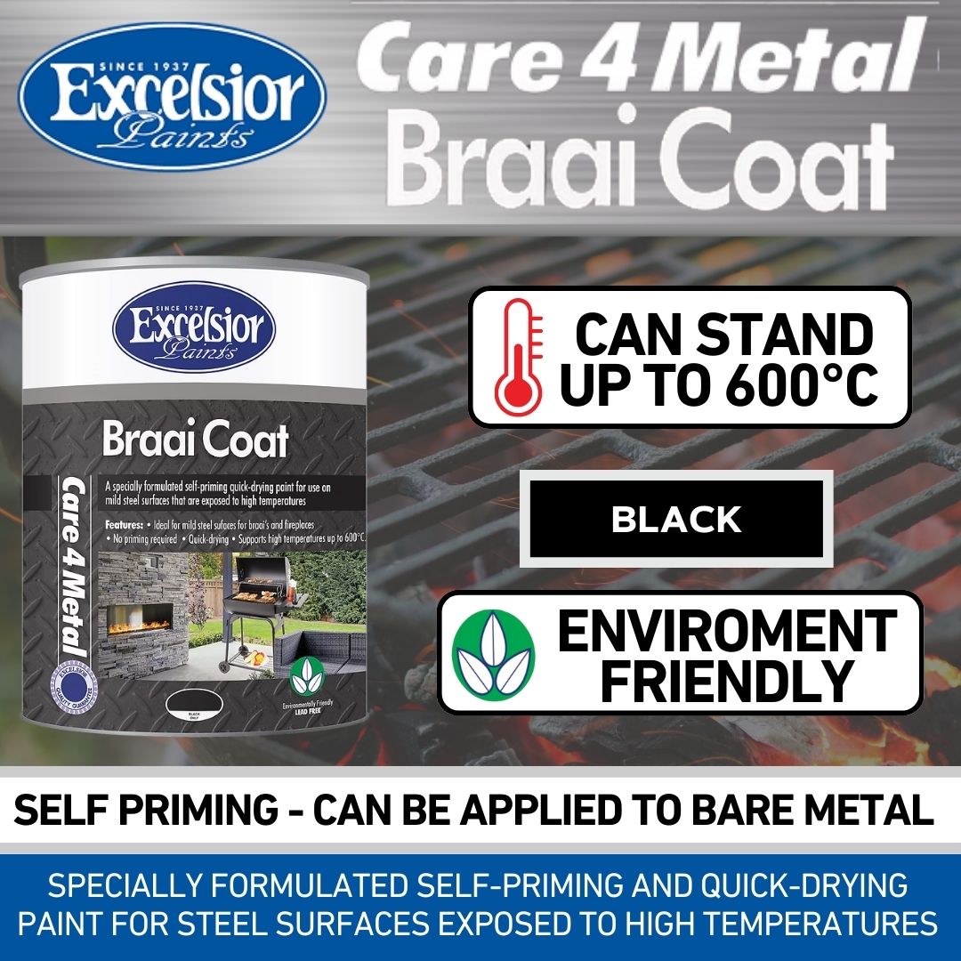 Excelsior Braai Coat Heat Resistant Paint | BHT Paint Store
