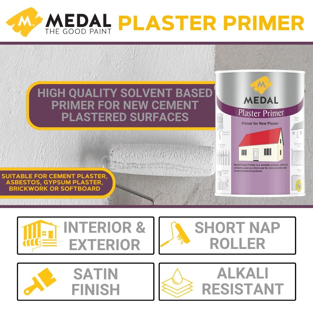 Medal Plaster Primer Solvent Based - BHT Paint Store