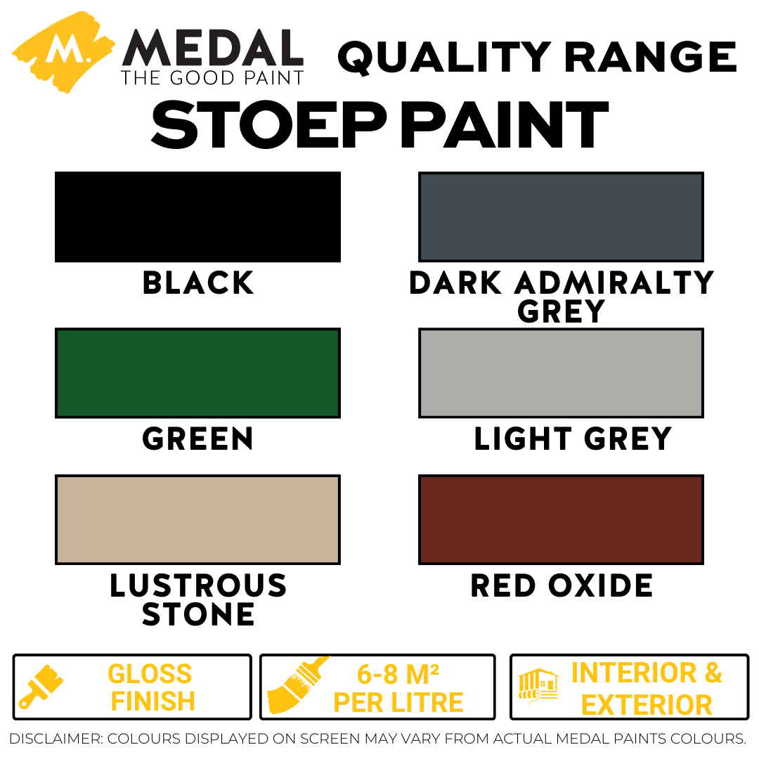 Medal Stoep Paint - Gloss Finish