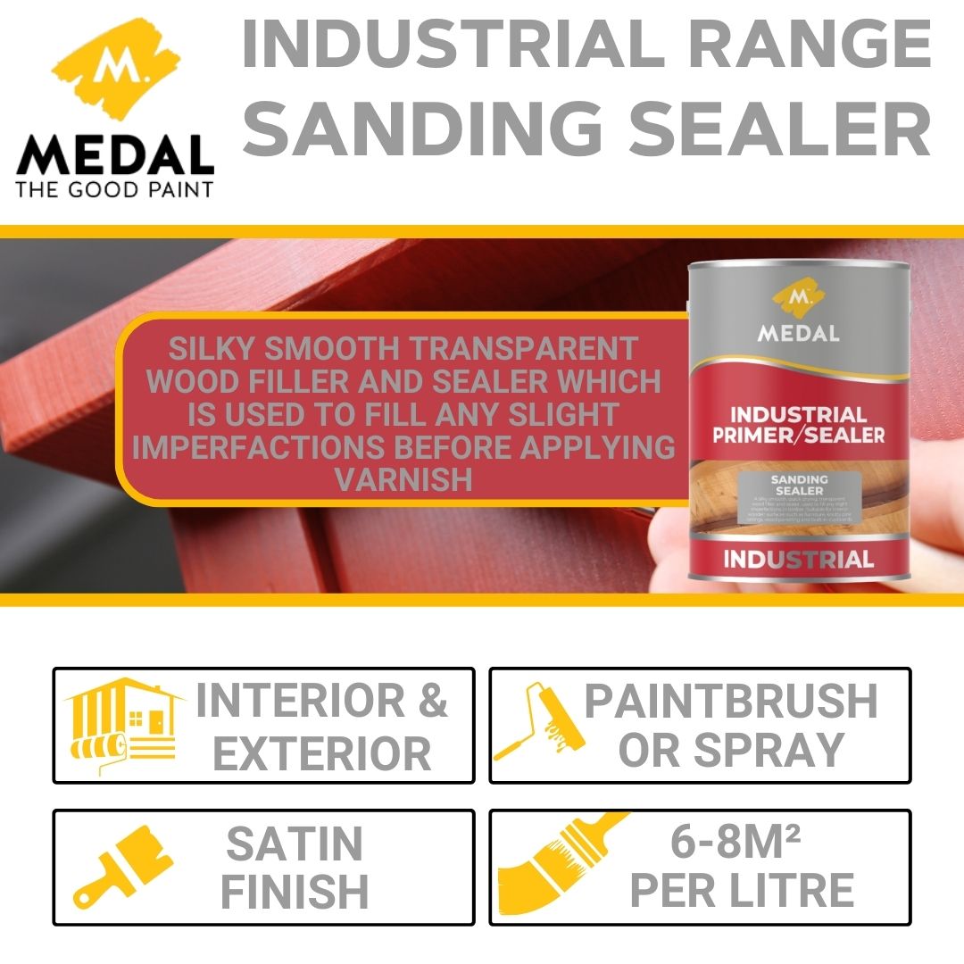 Medal Industrial Sanding Sealer - Wooden Surfaces