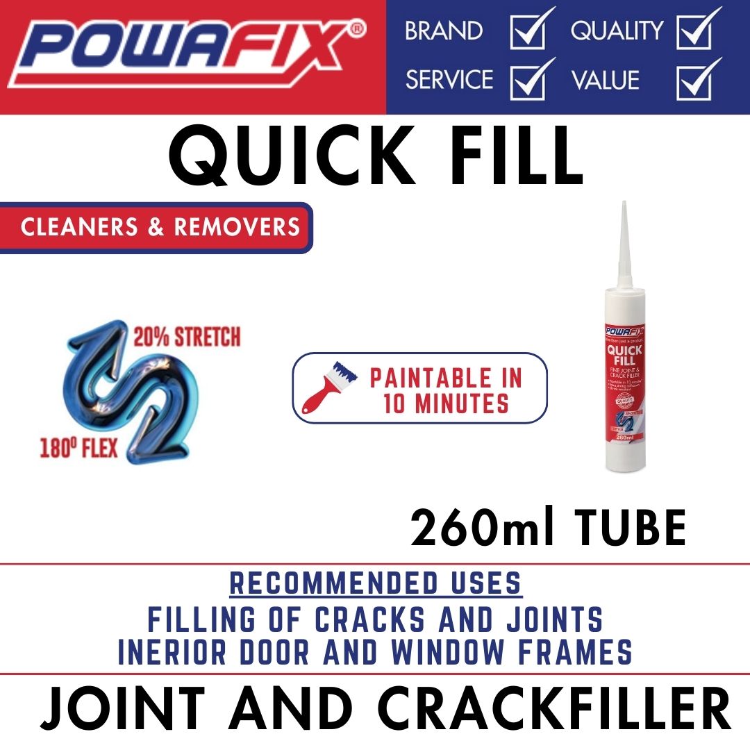 Powafix Quick Fill - Fine Joint & Crack Filler