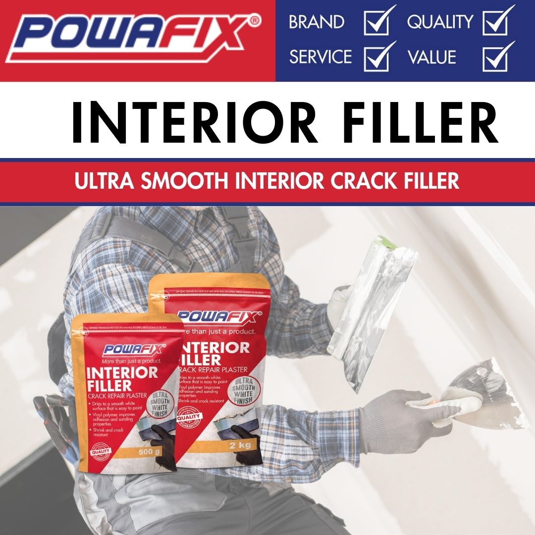 Powafix Interior Filler - Ultra Smooth Crack Filler
