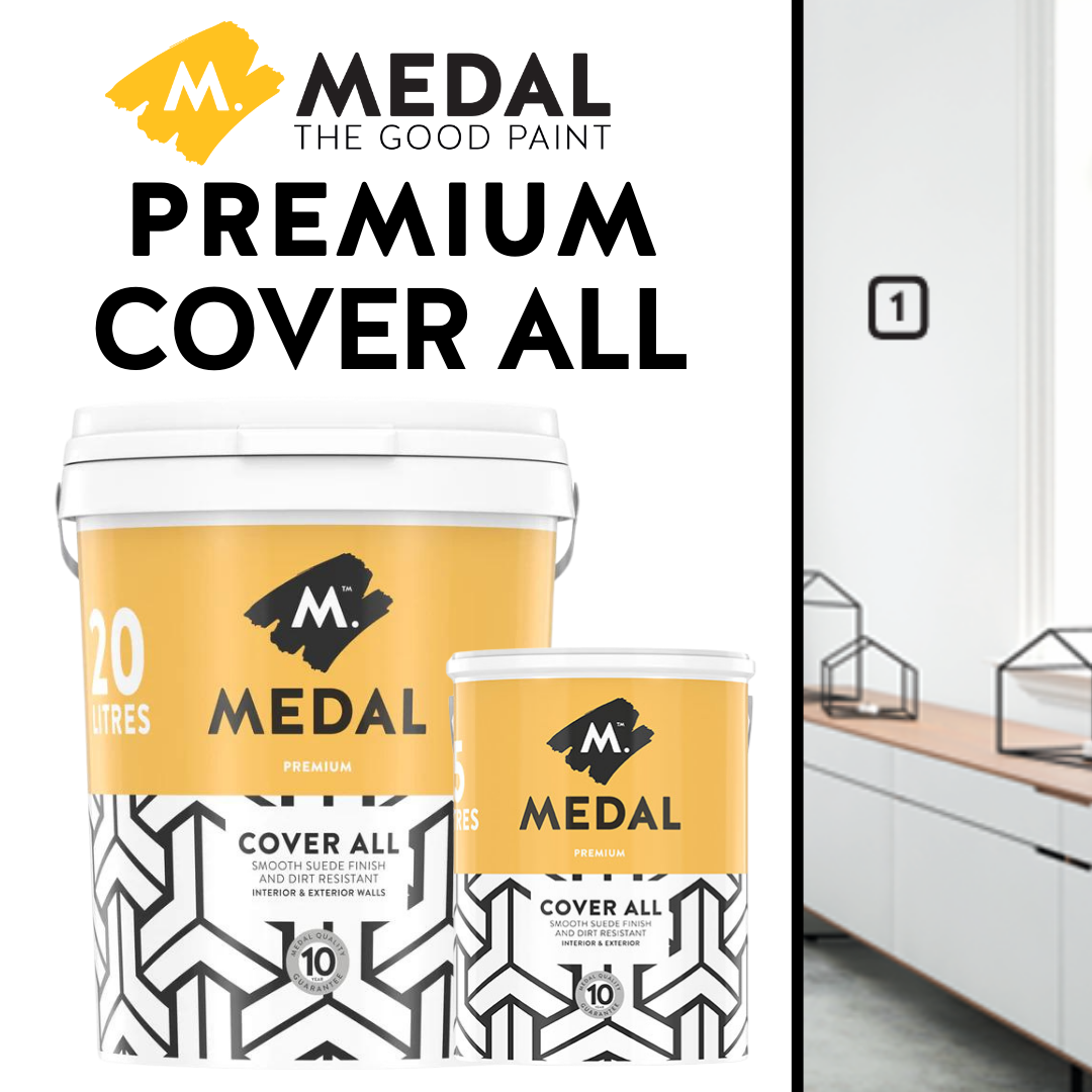 Medal Premium Cover All Acrylic - Sheen Finish