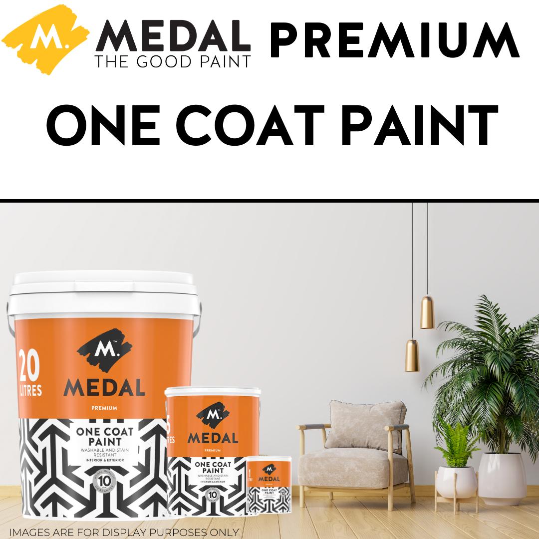 Medal Premium One Coat Paint - Ultra-Smooth Semi-Sheen Finish