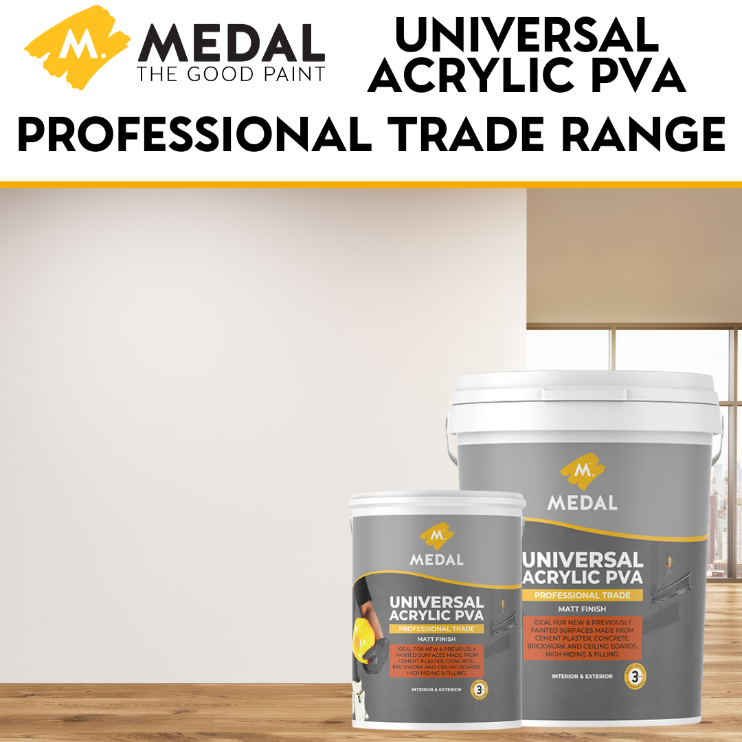 Medal Professional Universal Acrylic PVA | Affordable Wall Paint