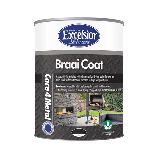 Excelsior Braai Coat Heat Resistant Paint | BHT Paint Store