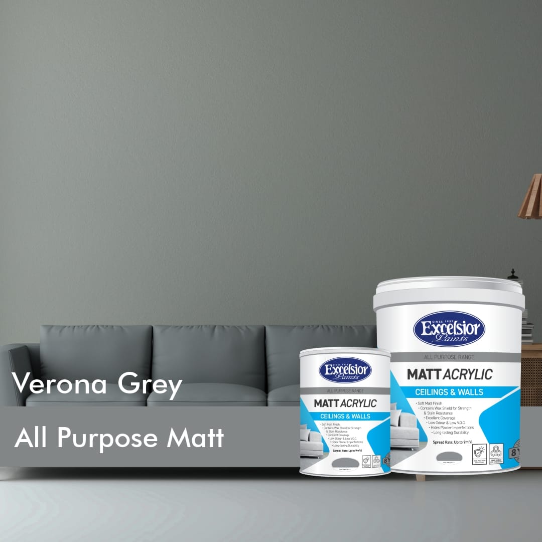 Excelsior All Purpose Matt Acrylic - Matt Finish