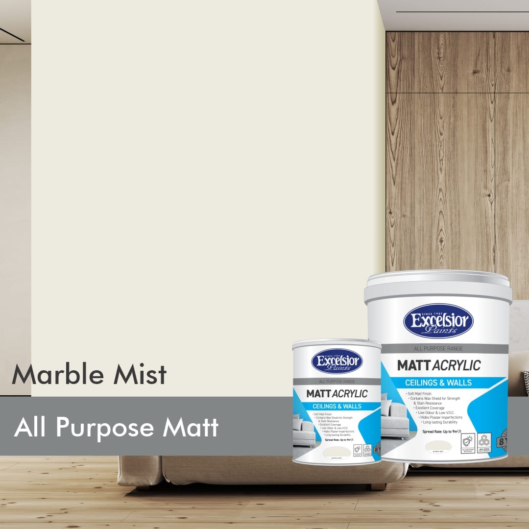 Excelsior All Purpose Matt Acrylic - Matt Finish