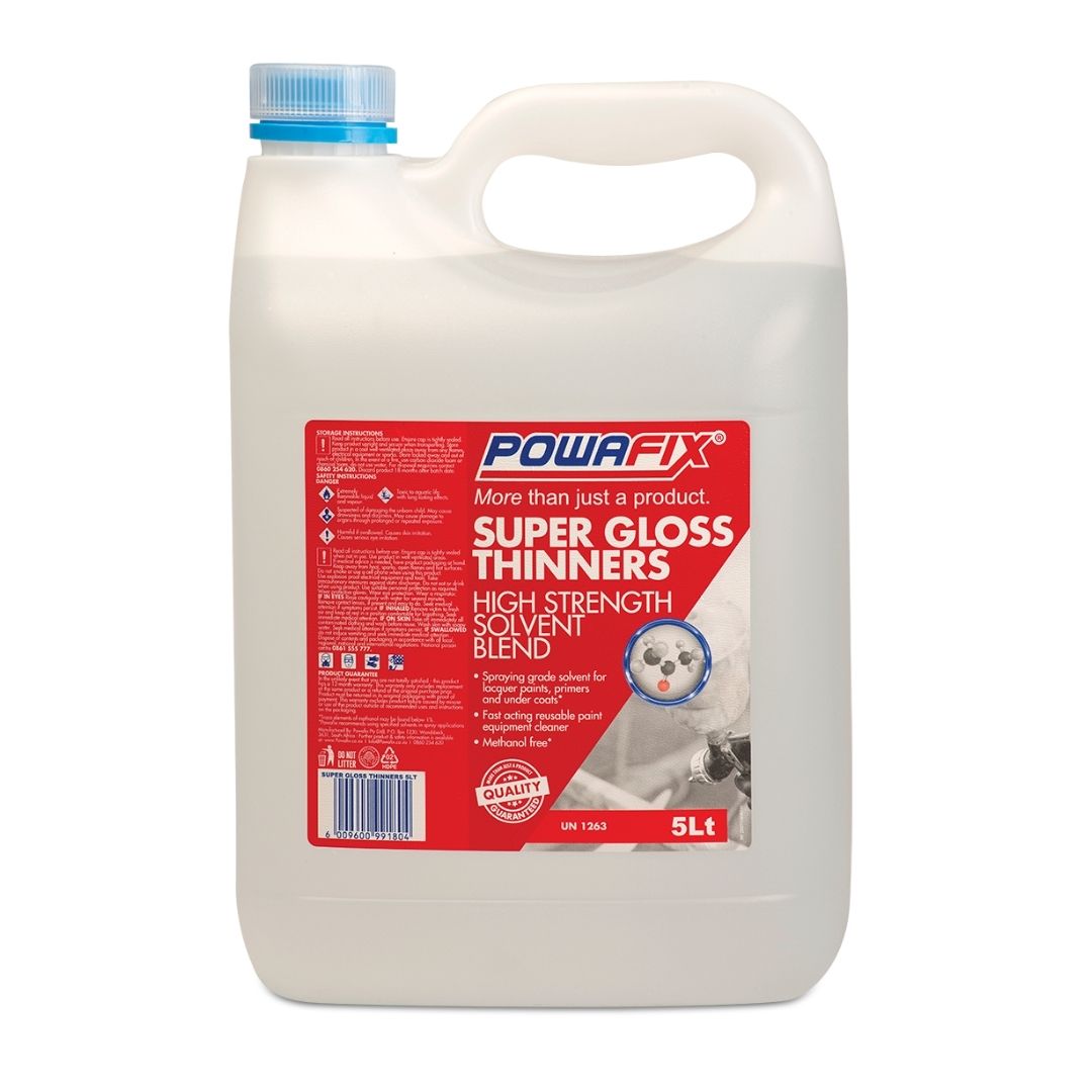 Powafix Super Gloss Thinners - High Strength Blend