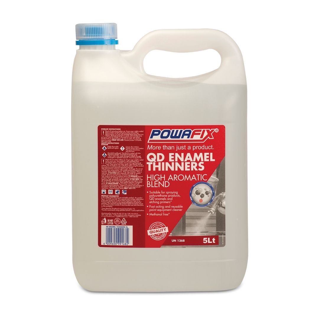 Powafix QD Enamel Thinners - Thins Alkyd Enamel for Spraying