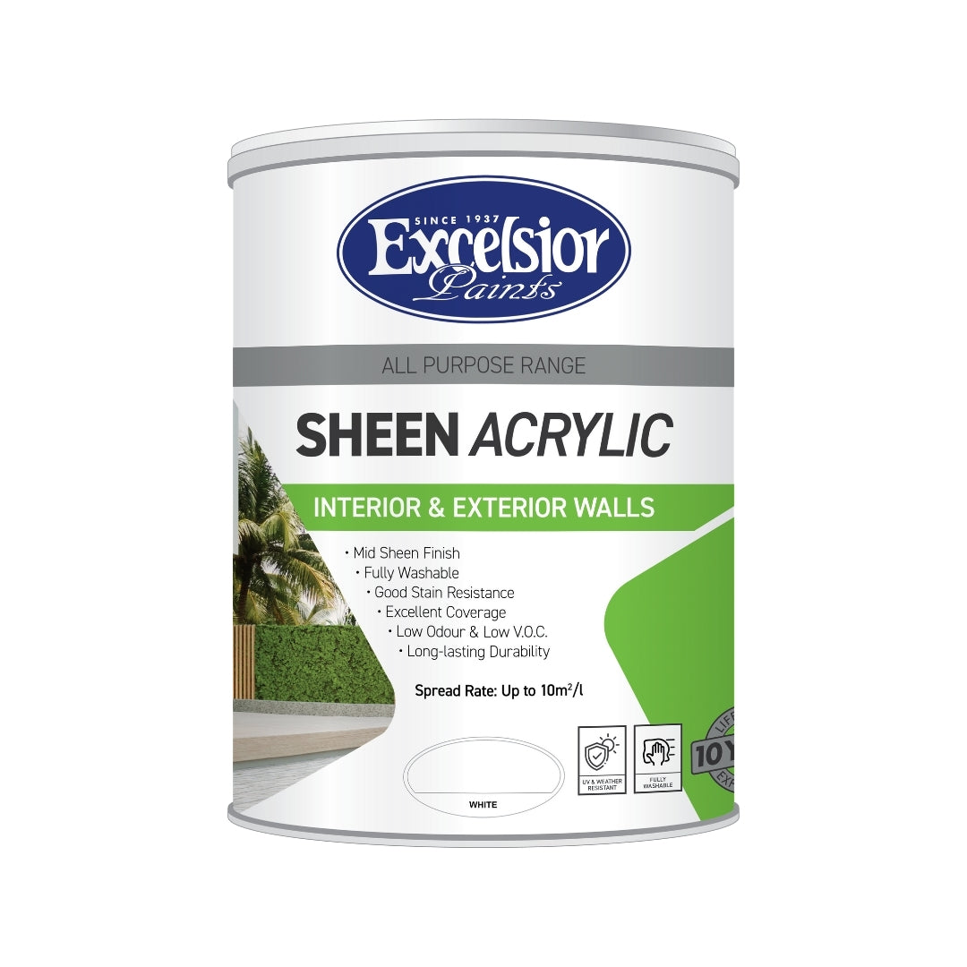 Excelsior All Purpose Sheen Acrylic 5L