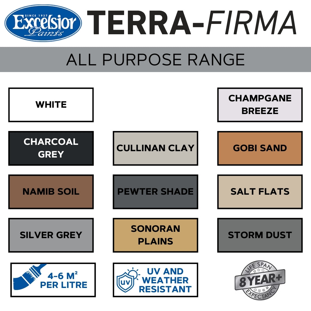 Excelsior All Purpose Terra Firma Color Sheet Display