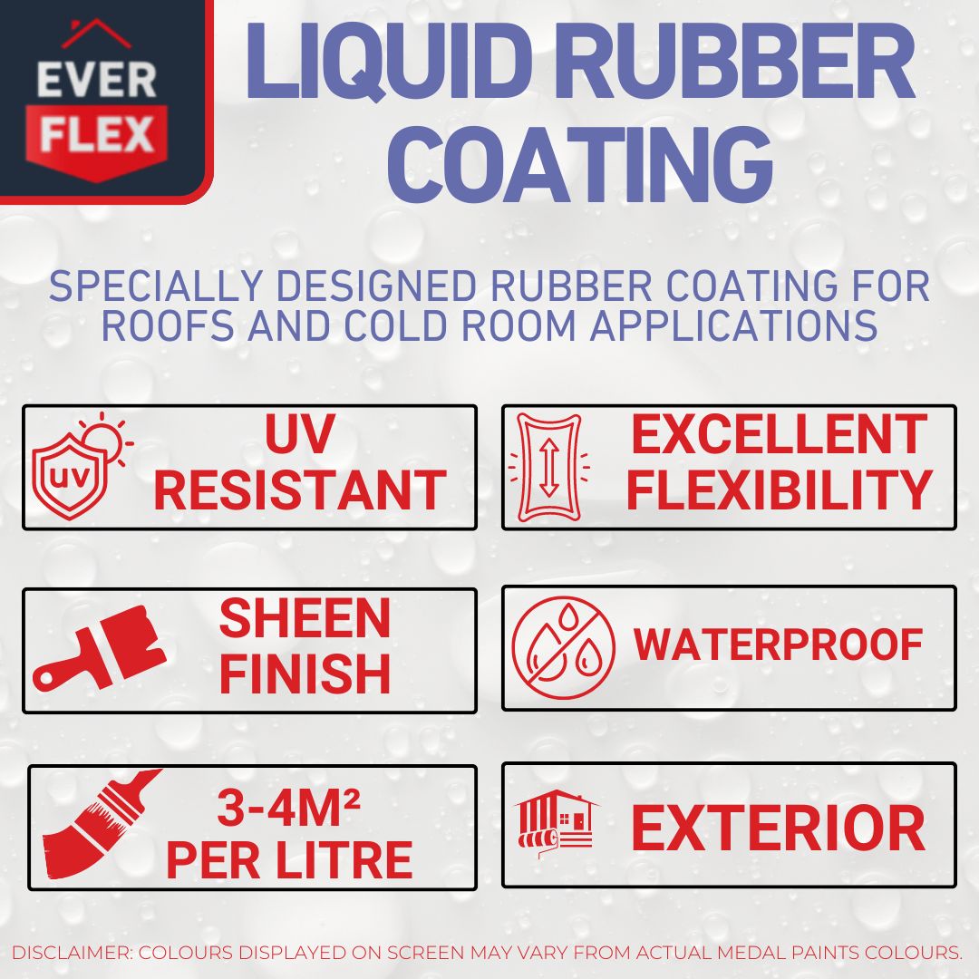Everflex Liquid Rubber Coating - Acrylic Waterproofing