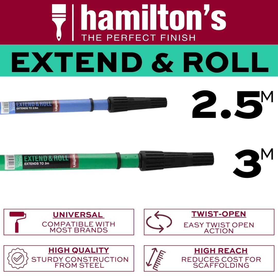 Extendable 1 8m For Paint Roller Pole With 180 Degree Swivel Joint
