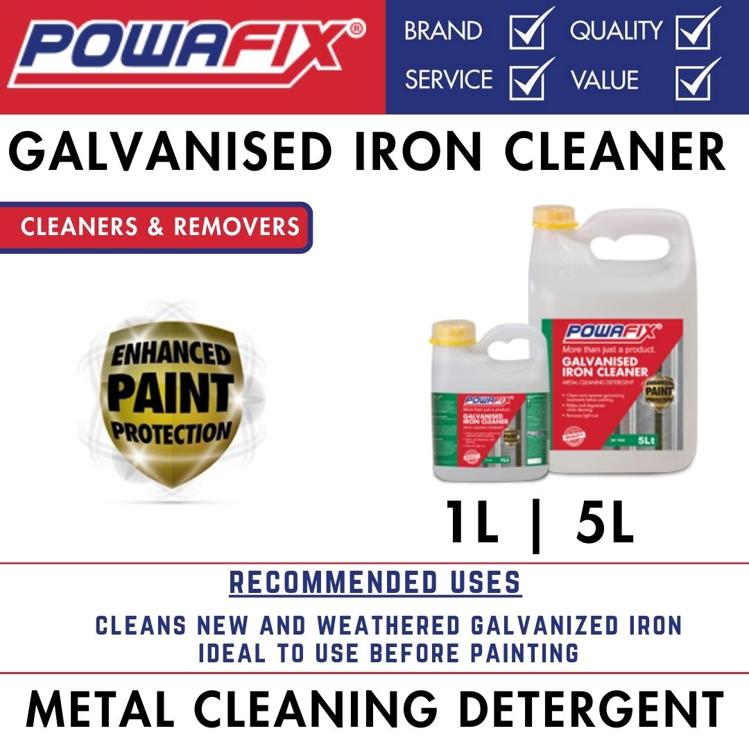 Powafix Galvanised Iron Cleaner - Metal Cleaner