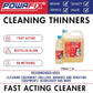 Powafix Cleaning Thinners - Cleans Paint Equipment